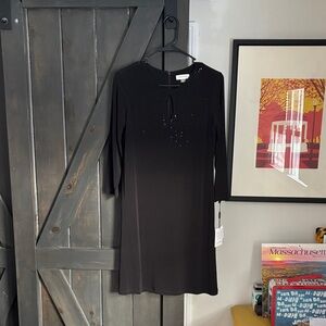 Calvin Klein Black Dress with Sparkling Accents